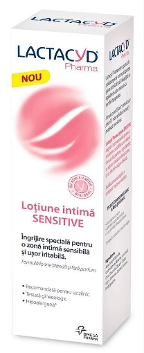 Poza cu Lactacyd Lotiune Sensitive pentru igiena intima - 250ml