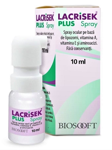 Lacrisek Plus spray oftalmic - 10ml
