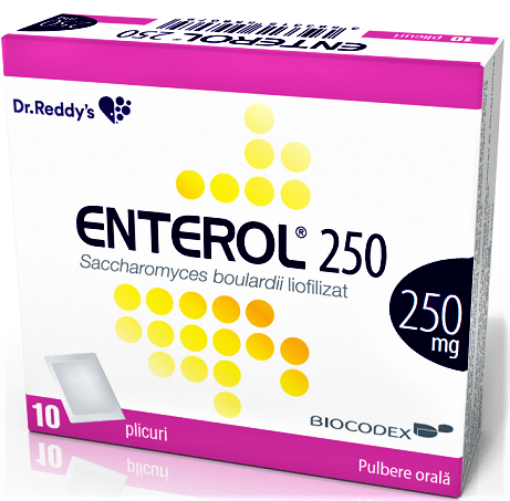 Poza cu Enterol 250mg - 10 plicuri Biocodex