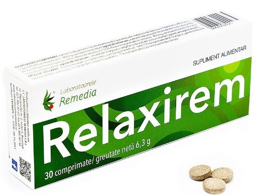 Remedia Relaxirem - 30 comprimate