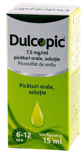 Poza cu Dulcopic solutie orala 7.5mg/ml - 15ml