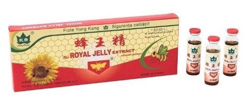 Poza cu Royal Jelly (laptisor de matca) 10ml - 10 fiole buvabile China 