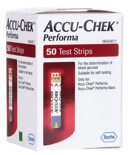 Poza cu teste glicemie accu-chek performa ctx50 buc