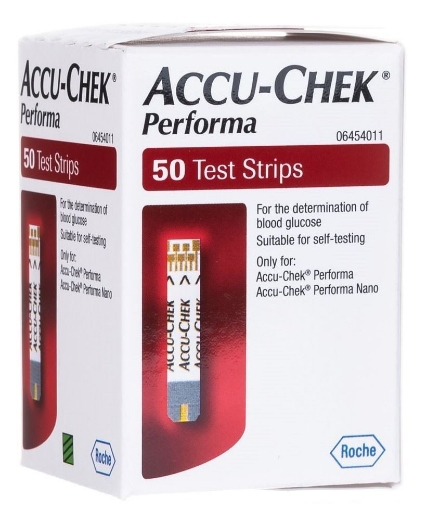 Teste pentru masurarea glicemiei Accu-Chek Performa - 50 bucati