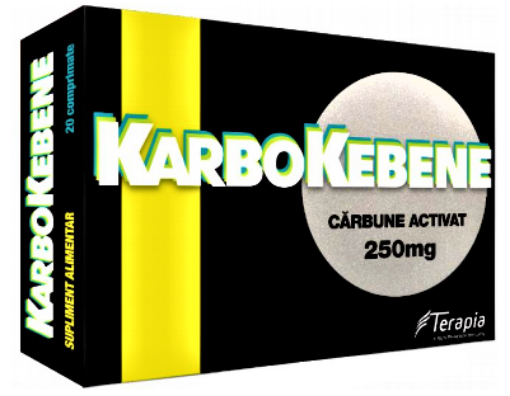 Poza cu KarboKebene 250mg - 20 Comprimate Terapia