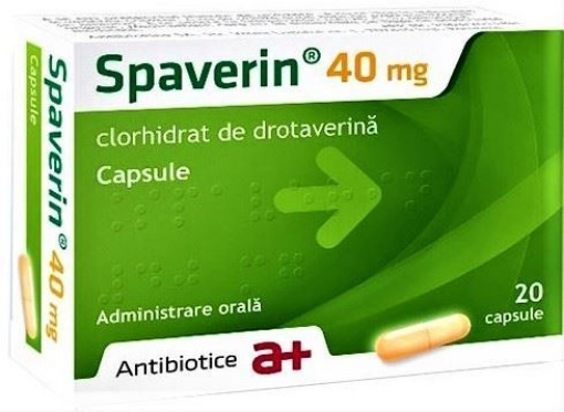 Poza cu Spaverin 40mg - 20 capsule Antibiotice Iasi