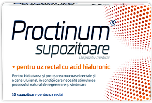 Zdrovit Proctinum supozitoare - 10 bucati