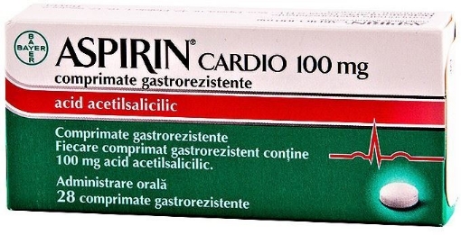 Poza cu Aspirin Cardio 100mg  - 28 comprimate gastrorezistente 