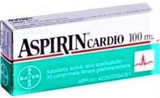 Poza cu Aspirin Cardio 100mg - 30 comprimate gastrorezistente [IP]
