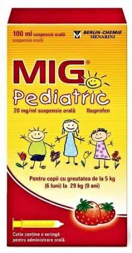 Mig pediatric 20mg/ml - 100ml Berlin Chemie