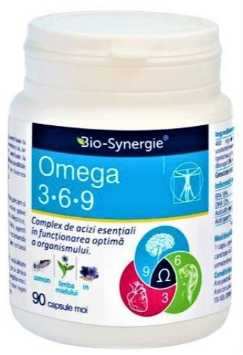 Poza cu Bio-Synergie Omega 3-6-9 - 90 capsule moi