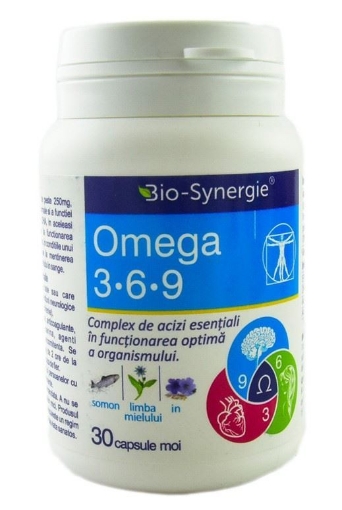Poza cu Bio-Synergie Omega 3-6-9 - 30 capsule moi