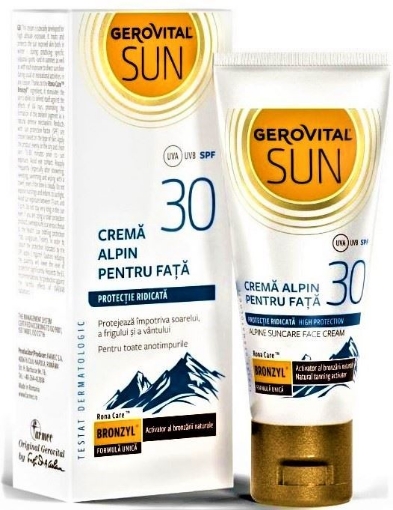 gerovital sun crema alpin fata spf30 30ml 46470