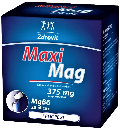 Zdrovit MaxiMag 375mg - 20 plicuri