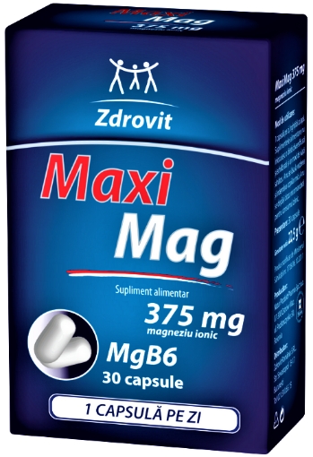 Poza cu Zdrovit MaxiMag 375mg - 30 capsule