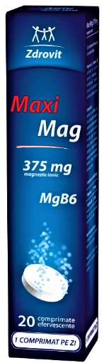 Zdrovit MaxiMag 375mg - 20 comprimate efervescente