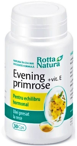 Rotta Natura Evening Primrose + Vitamina E - 30 capsule