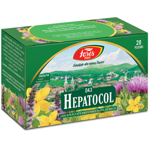 Fares Hepatocol ceai - 20 plicuri