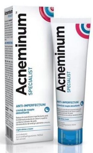 Acneminum Specialist crema de noapte - 30ml Aflofarm