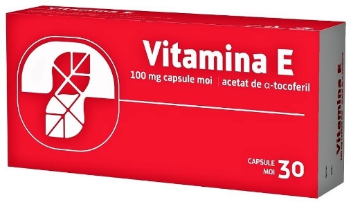 Poza cu Vitamina E 100mg - 30 capsule gelatinoase Biofarm