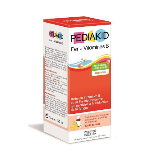 Pediakid Sirop cu Fier si complex de vitamine B - 125ml