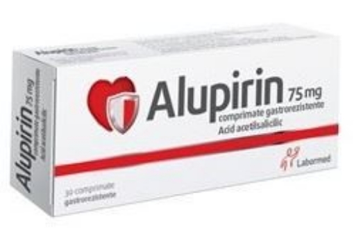 Poza cu Alupirin 75mg - 30 comprimate gastrorezistente Labormed
