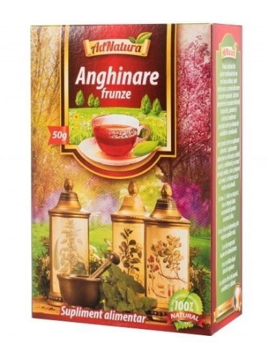 Poza cu AdNatura ceai anghinare frunze - 50 grame