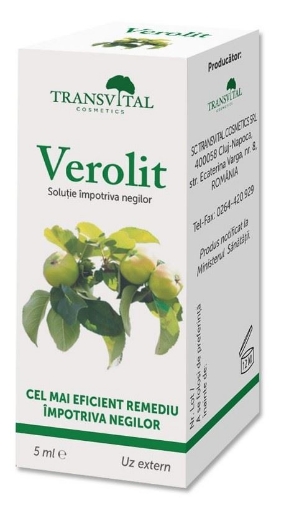 Poza cu  Verolit solutie impotriva negilor - 5ml Transvital