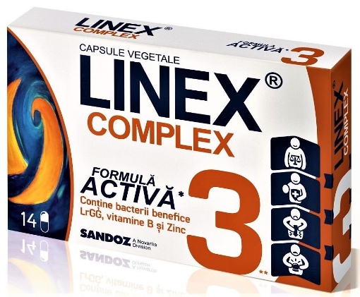 Poza cu Linex Complex - 14 capsule Sandoz