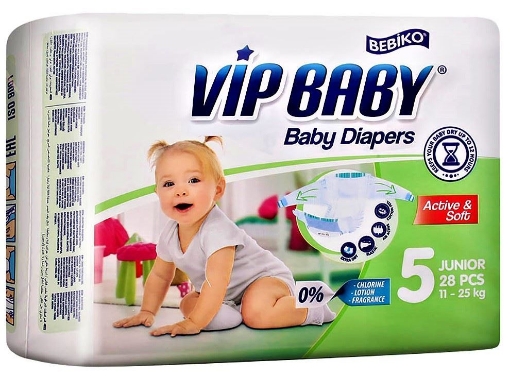 vip baby scutece copii nr.5 pachx28 buc