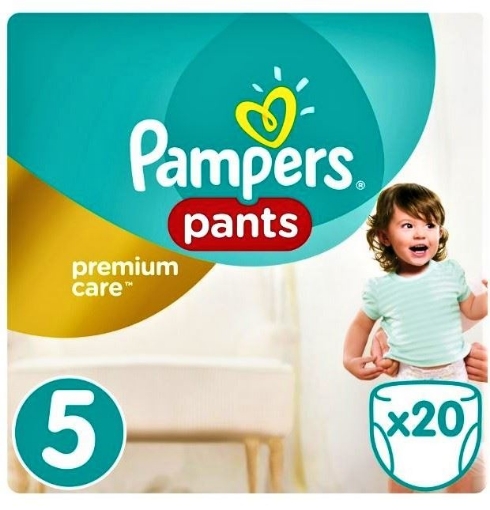 Pampers 5 (12-17kg) Premium Care Pants - 20 bucati