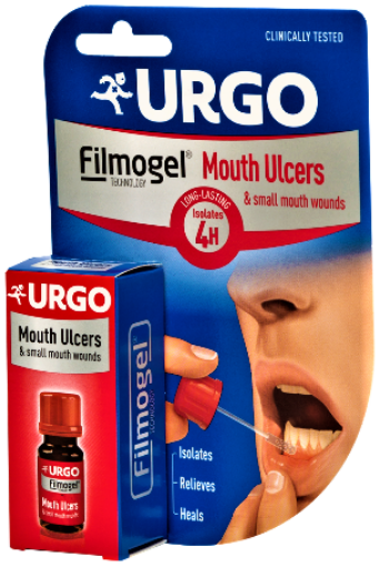 Poza cu Urgo solutie anti-afte cu aroma de fructe - 6ml