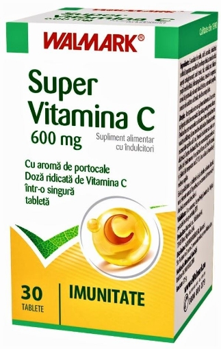 Poza cu Walmark Super Vitamina C 600mg - 30 tablete