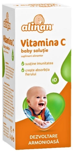 Poza cu Alinan Baby vitamina C solutie - 20ml Fiterman Pharma