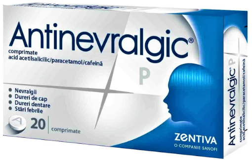 Poza cu Antinevralgic-P - 20 comprimate Zentiva