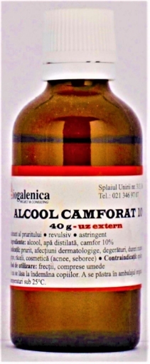 Poza cu Biogalenica alcool camforat 10% - 40 grame