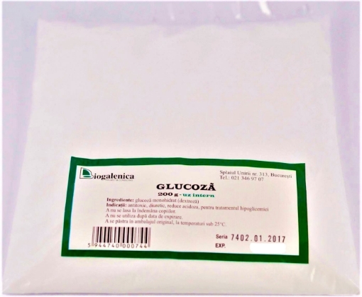 Biogalenica Glucoza - 75 grame