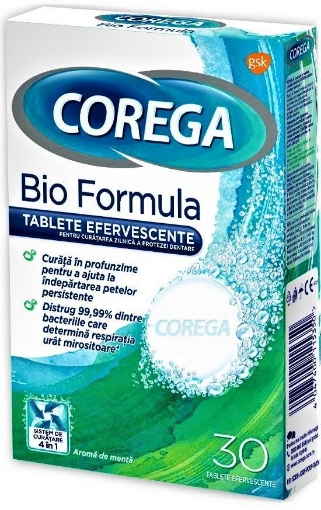 Poza cu Corega Tabs BioFormula 3D - 30 tablete efervescente
