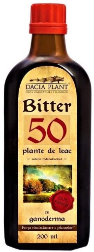 Poza cu Dacia Plant Bitter 50 plante cu ganoderma - 200ml