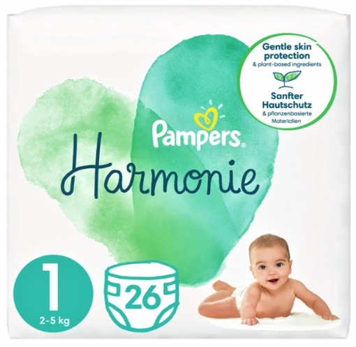 Pampers 1 (2-5kg) Harmonie - 26 bucati