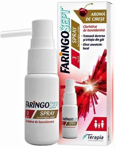 Poza cu Faringosept spray 3mg/ml - 30ml Terapia