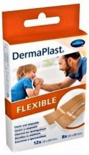 Hartmann DermaPlast plasturi Flexible in 2 dimensiuni - 20 bucati