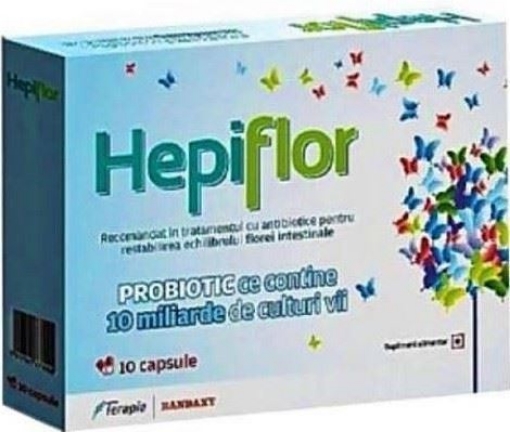 Poza cu Hepiflor pentru adulti - 10 capsule Terapia