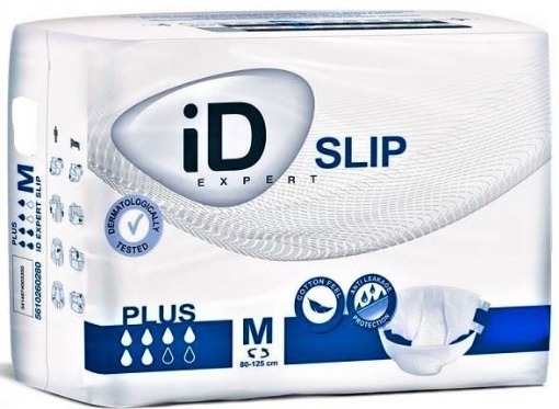 Poza cu Ontex iD Expert Slip scutece pentru adulti pentru incontinenta urinara Cotton Plus M - 30 bucati