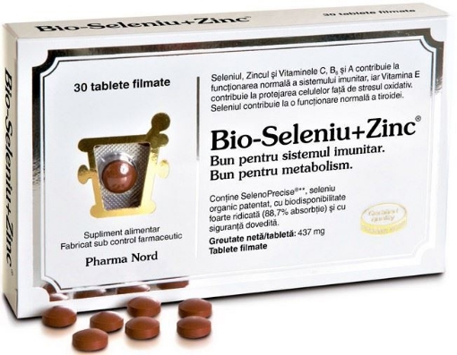 Poza cu Pharma Nord Bio-Seleniu+Zinc - 30 Tablete Filmate