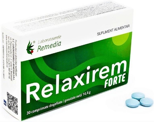 Remedia Relaxirem Forte - 30 comprimate