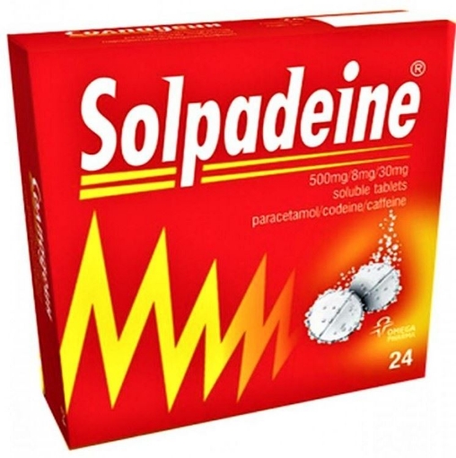 Poza cu Solpadeine 500mg/8mg/30mg - 24 comprimate efervescente GSK