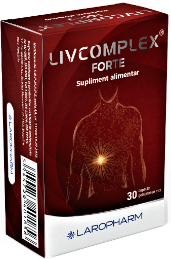 LivComplex Forte - 30 capsule moi Laropharm