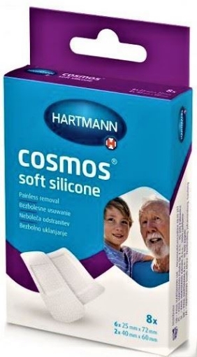 Hartmann Cosmos Soft silicone plasturi - 8 bucati