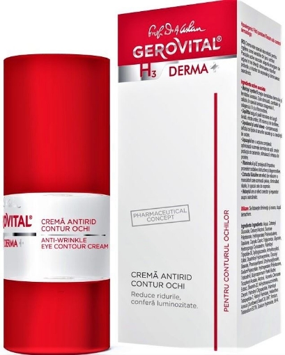 Poza cu Gerovital H3 Derma+ Crema Antirid Contur de Ochi - 15ml